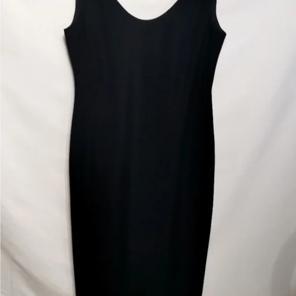 Joseph Ribkoff |Sleeveless Black Sheath Dress - Picture 2 of 6